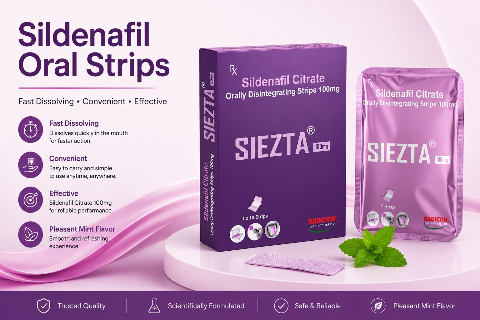 What Are Sildenafil Oral Strips and How Do They Work?